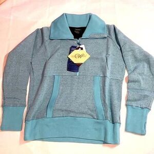 Wool sweater pullover fleece hiking zip ski winter CoreConcepts pockets